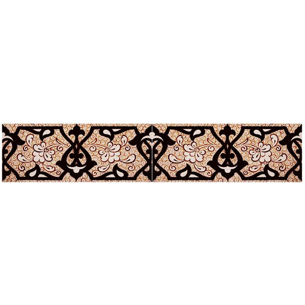 seljuk pattern border tile
