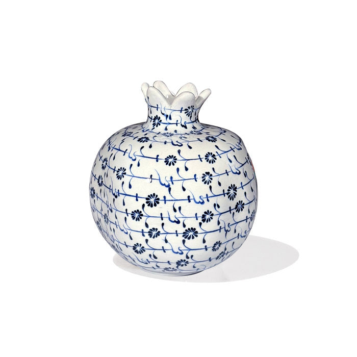 Golden Horn Pattern Ceramic Pomegranate
