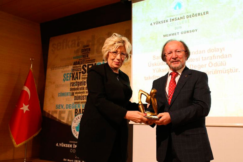 mehmet gürsoy üsküdar üniversitesi ödül töreni