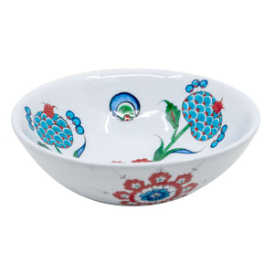Iznik Pomegranate Flowers Bowl | Set of 6