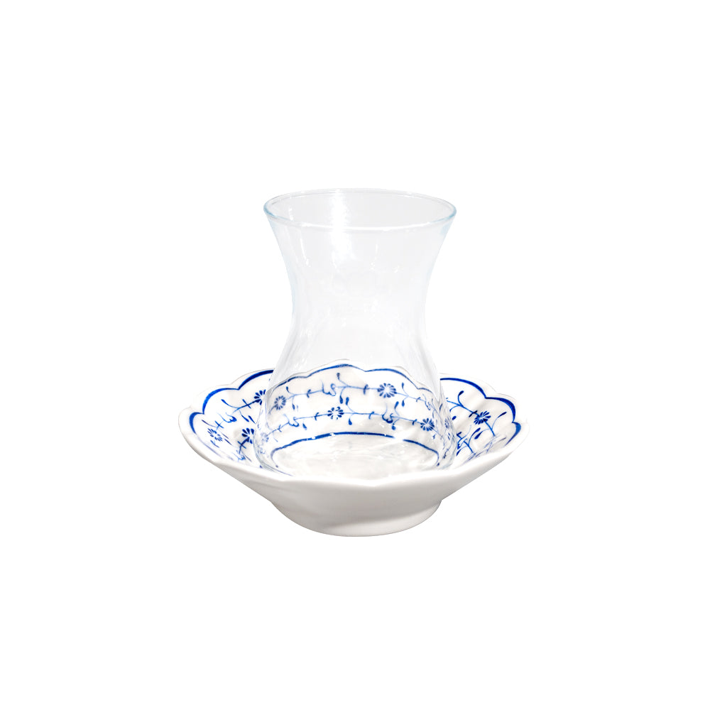 Handmade Porcelain Turkish Tea Saucers