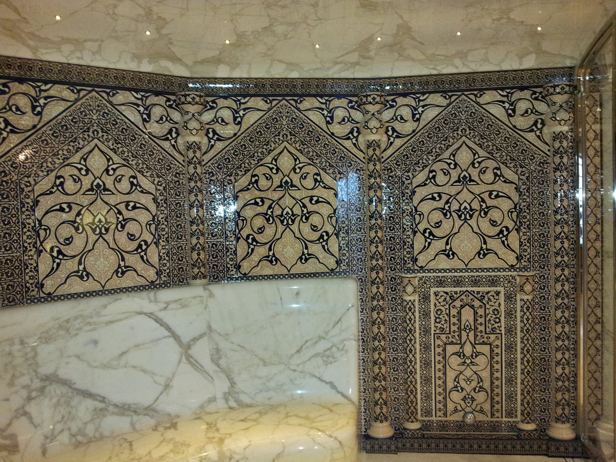 İznik Kuvars Çini Karo  | Selçuklu Tasarımı