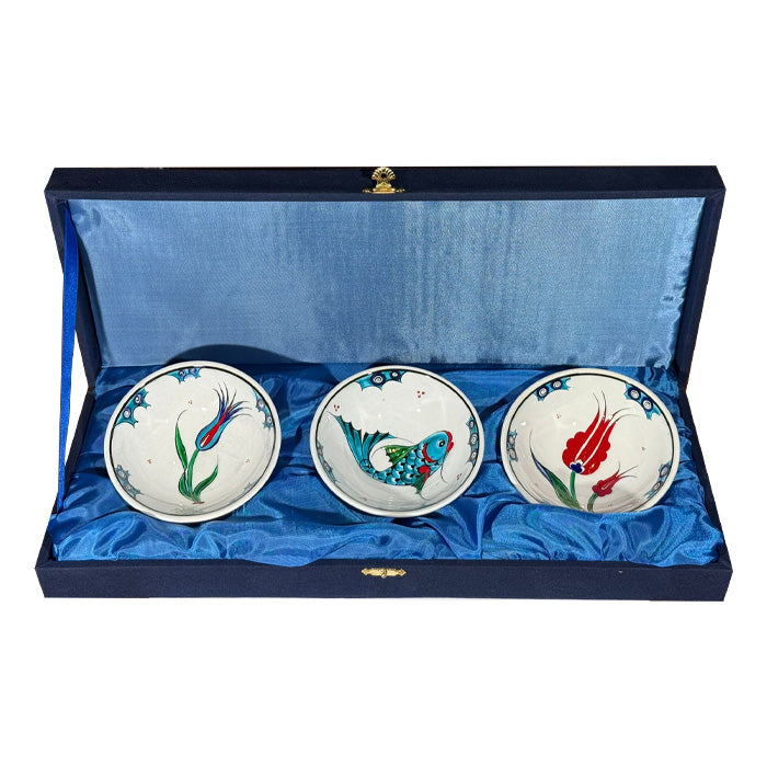 Iznik Bowls with Different Patterns