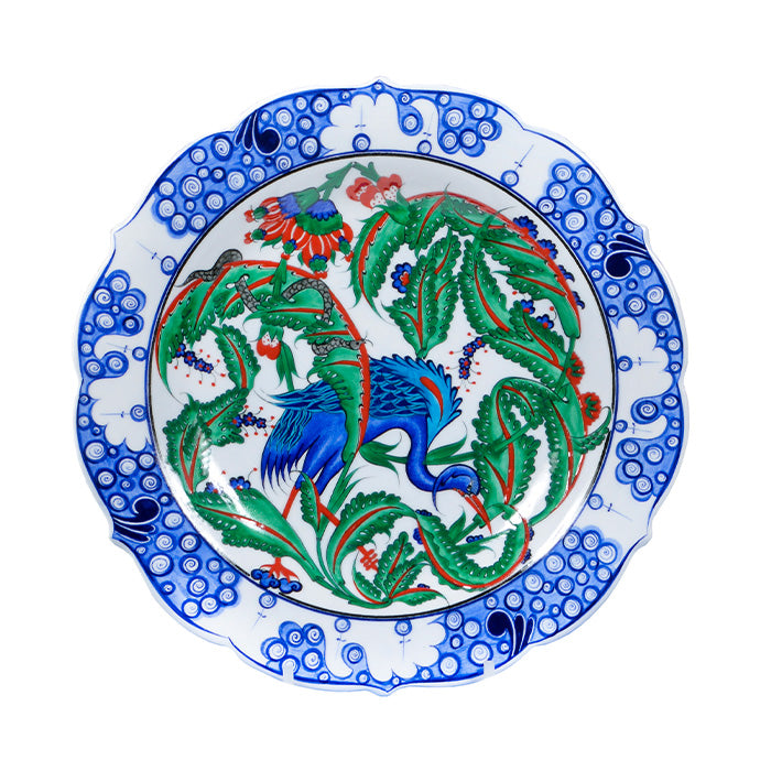 Iznik Plate | Stork Pattern