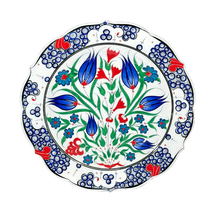 Iznik Plate | Flower Decorations