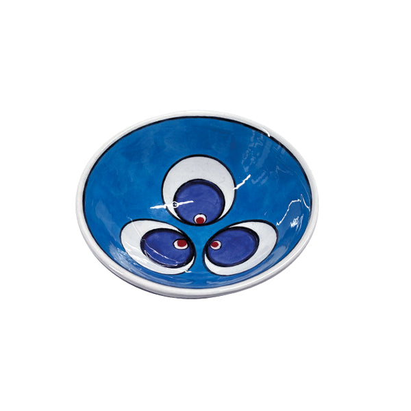 Set of 4 chintamani pattern iznik bowl 