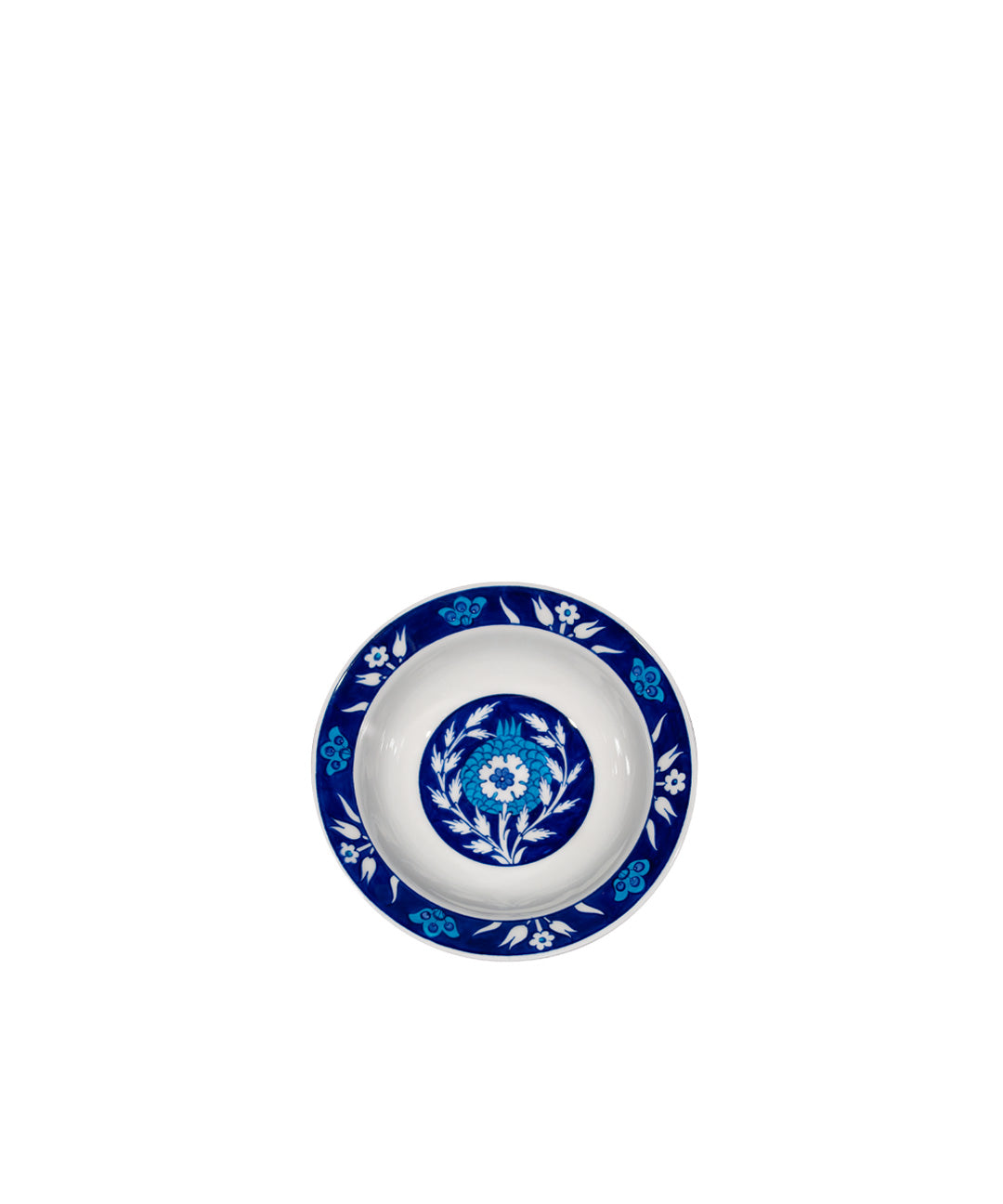 Iznik Ceramic Soup Bowl | Floral