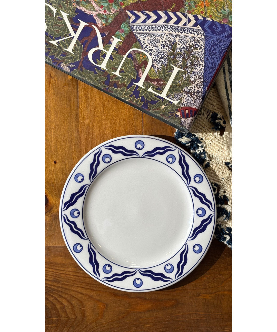 İznik Seramik Tatlı Tabağı - Çintemani