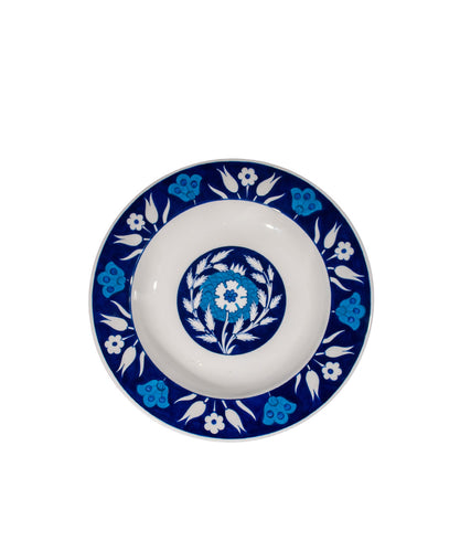 Iznik Ceramic Dinner Plate | Floral