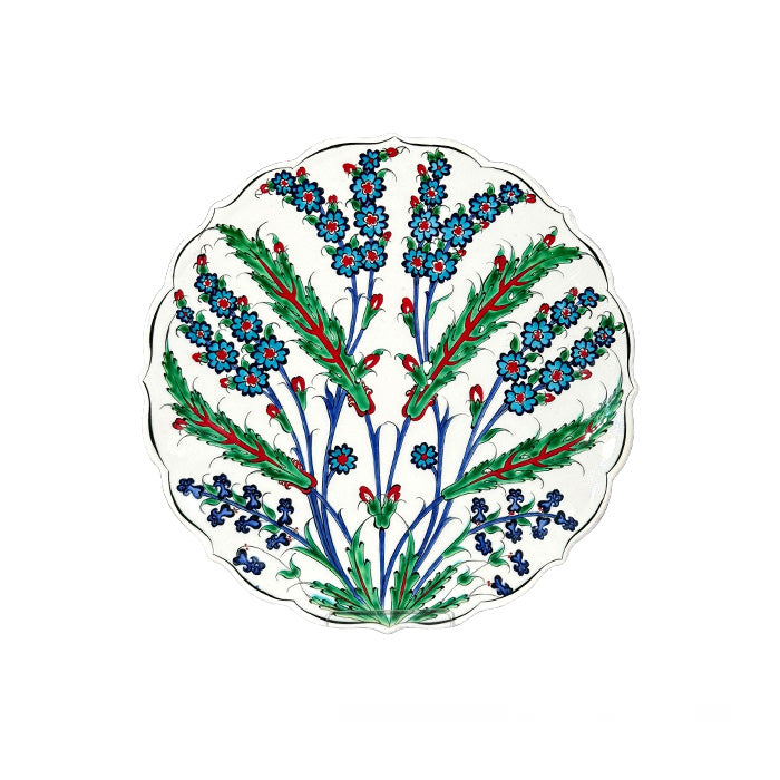 Iznik Plate Hyacinths and Flowers