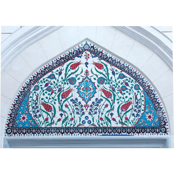 iznik mosque  window tiles