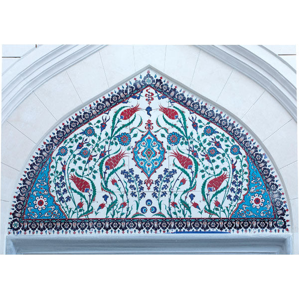 iznik mosque  window tiles