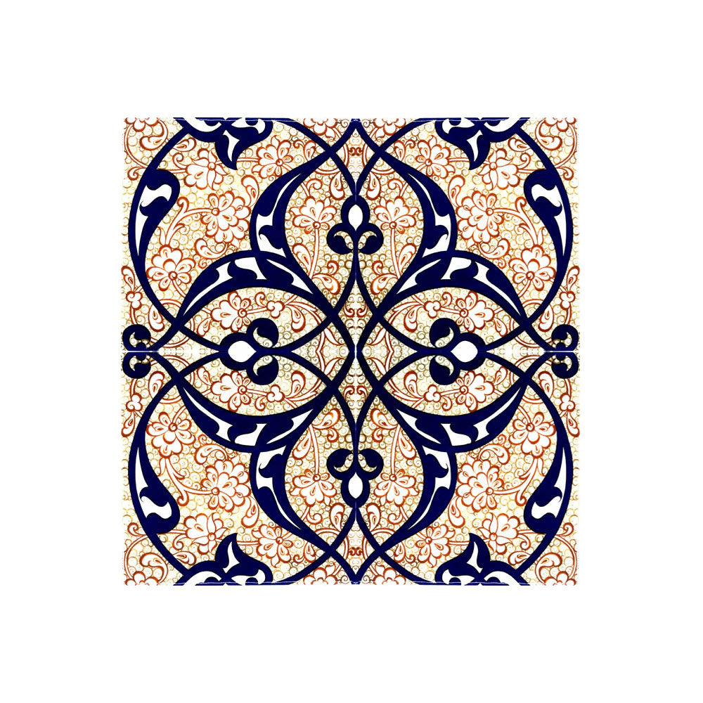 Seljuk design iznik quartz tile