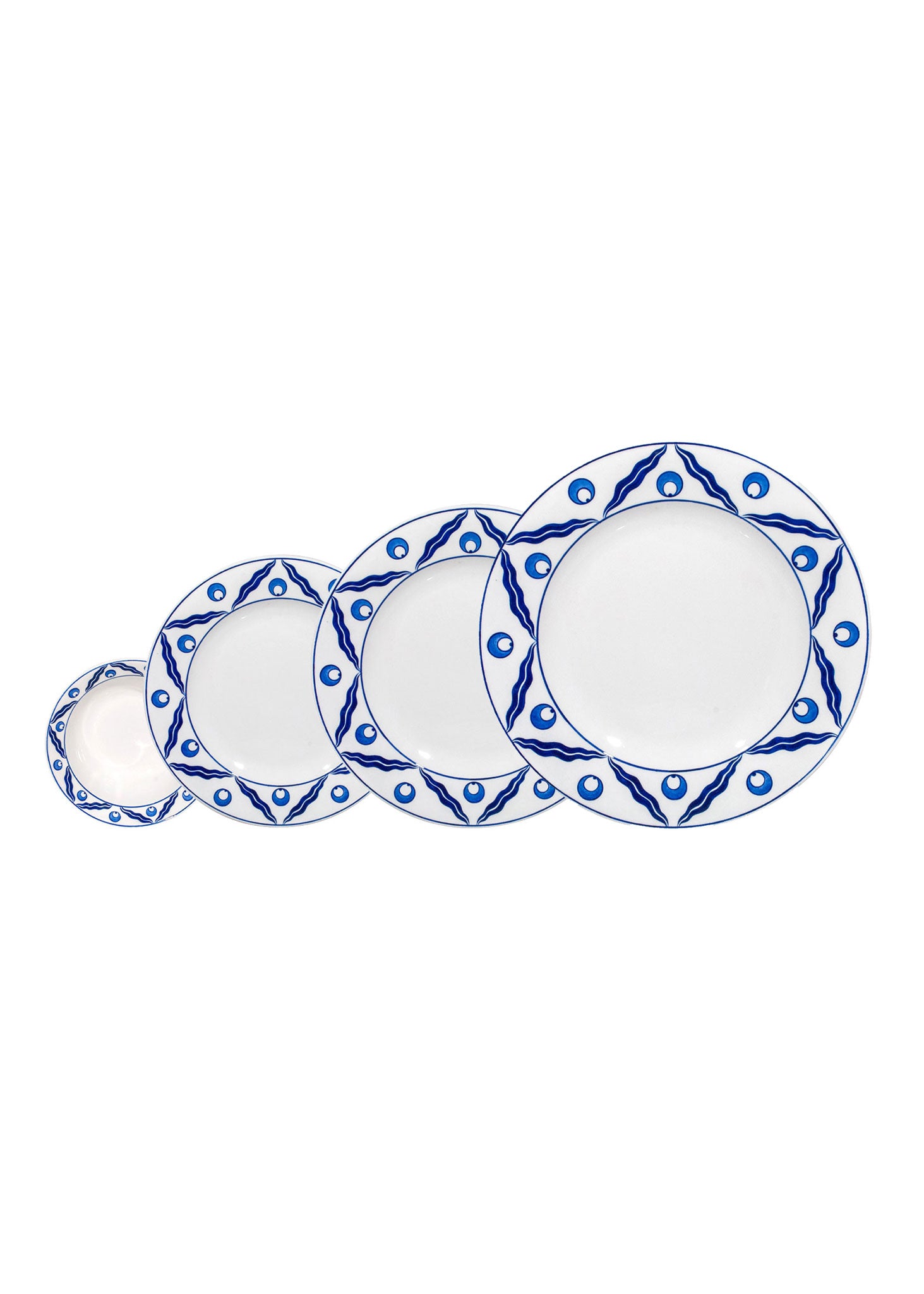 Iznik Ceramic Dinnerware Set of 2 | Chintamani
