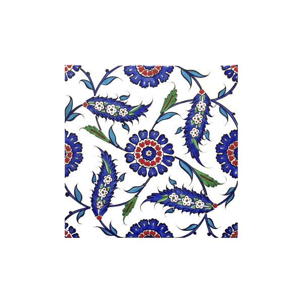 Iznik Tile with Rosette Design