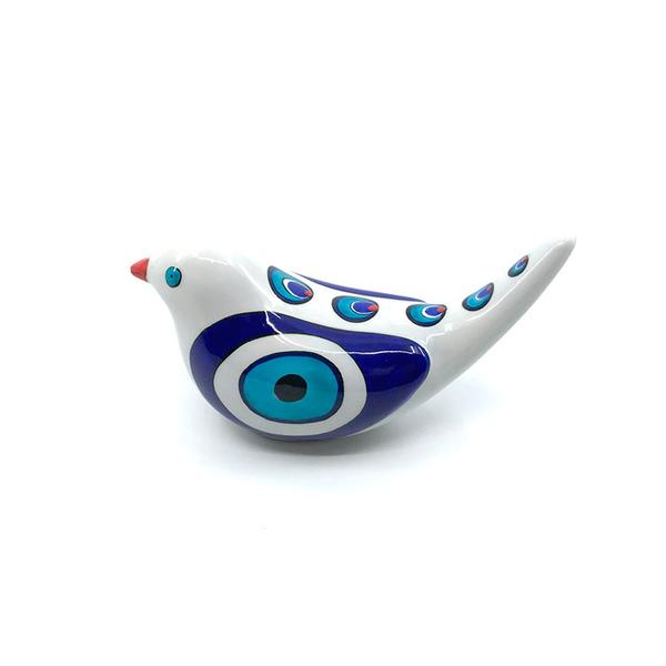  Ceramic Bird Evil Eye Design