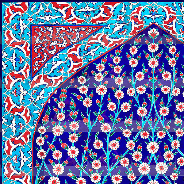 Iznik Tile Panel | Tree of Life 140x180 cm