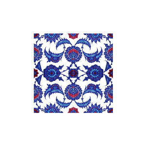Iznik Tile with Lotus Palmettes