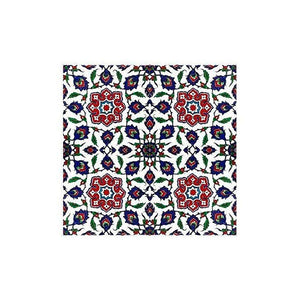 iznik pottery tile Flowers and Saz Leaves