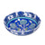 Iznik bowl decorated with pomegranate flowers in cobalt-blue ground
