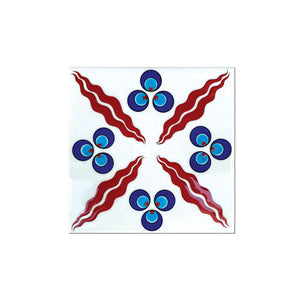 Iznik tile with beautiful chintamani ( Çintemani ) design 16th century IZNIK