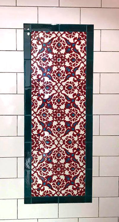 Iznik tiles of Dome of the Rock