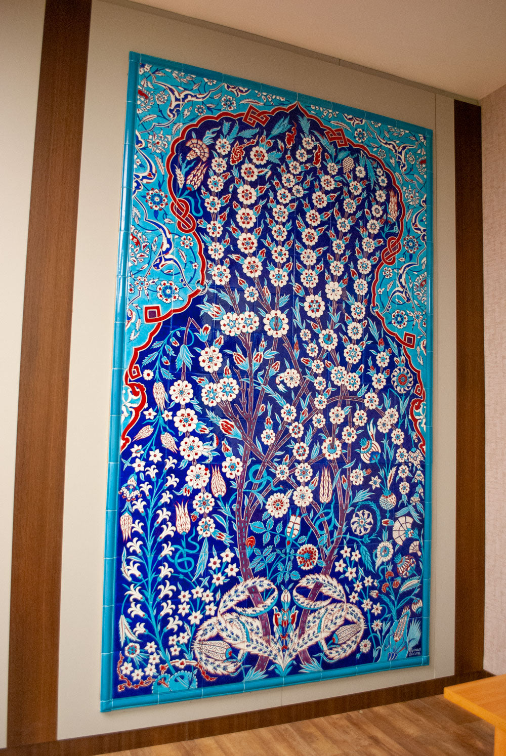 Iznik Tile Panel Tree of Life