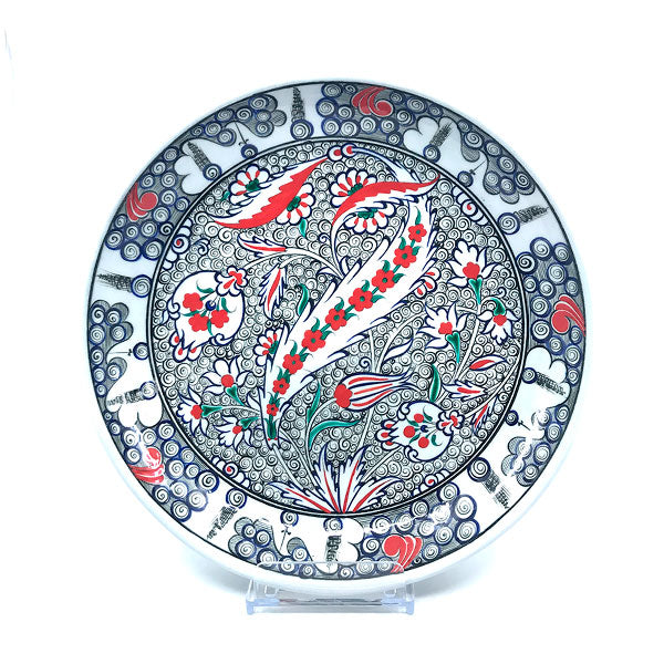 Iznik Dish Stylized Pomegranates