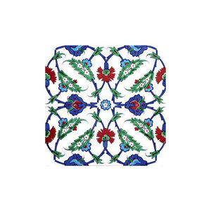 iznik tile floral design