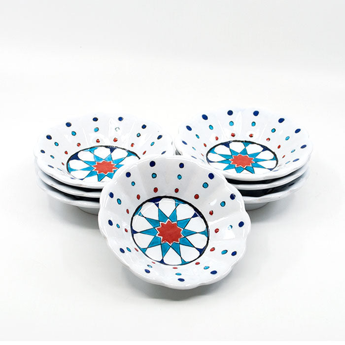 Original hand made Turkish Tea Plate Seljuk pattern.