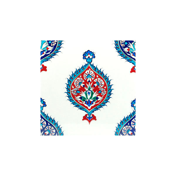 Iznik tile medallion design