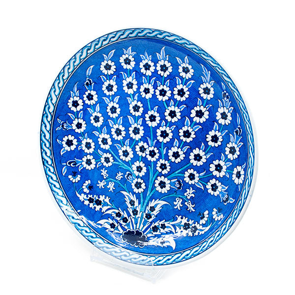 Blue and White Iznik Plate 