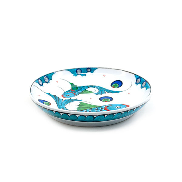 Iznik Fish Design Cake Plate