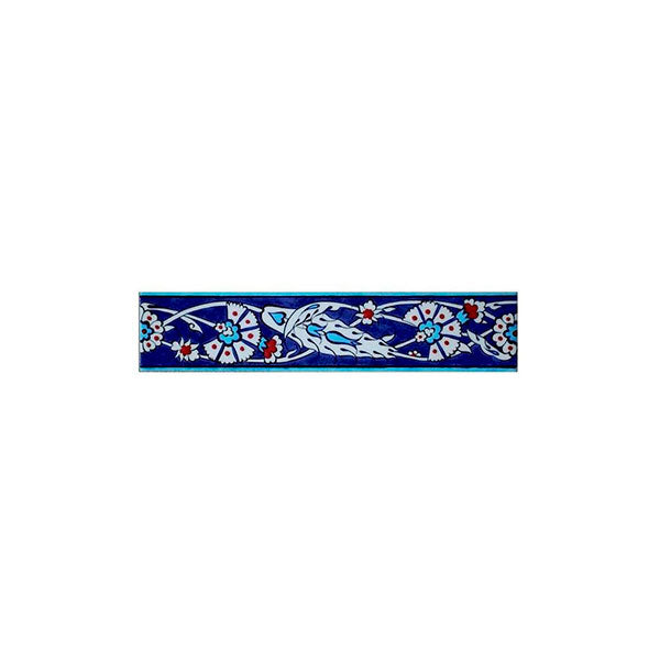 Iznik Border Tile Carnations and Branches