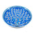 Blue and white iznik plate with Tree of Life design