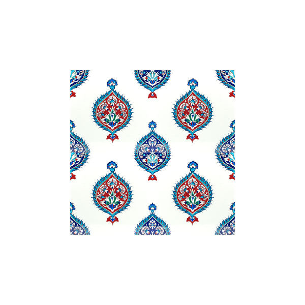 Iznik tile medallion pattern