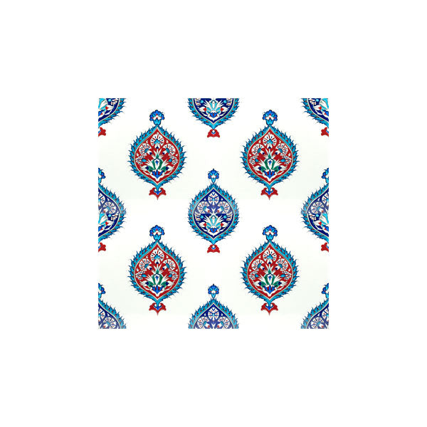 Iznik tile medallion pattern