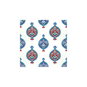 Iznik tile medallion pattern