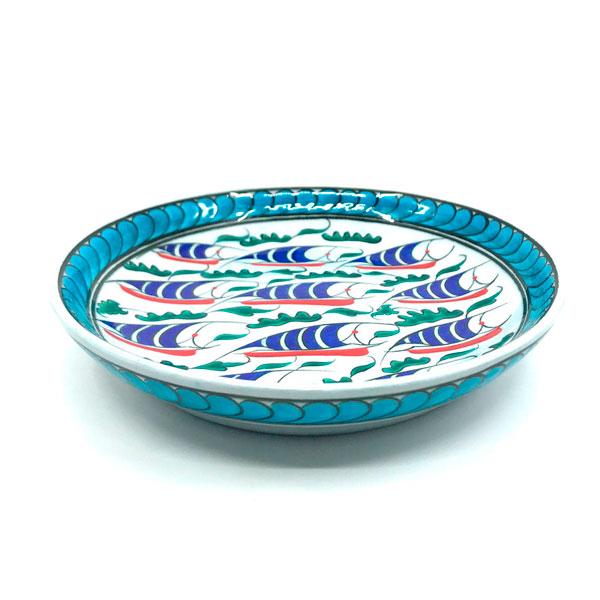 Iznik Galleon Design Cake Plate