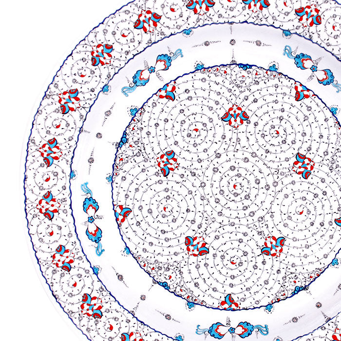 Golden Horn Pattern Iznik Plate