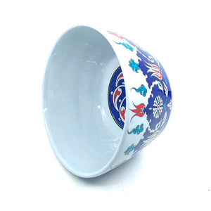 Iznik Ceramic Bowl Palmette Design