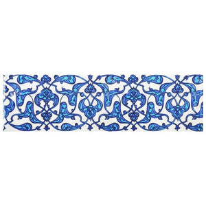 iznik pottery border tile