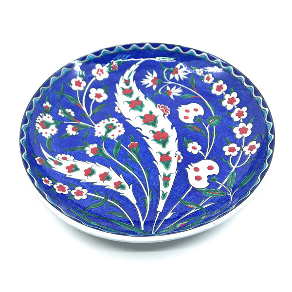 Iznik Plate Saz Leaf