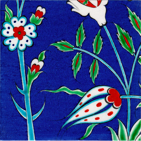 iznik ceramic panel detail