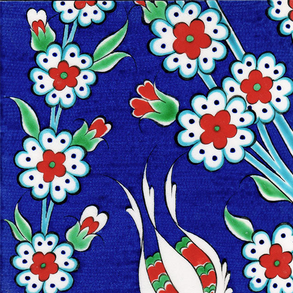 iznik tile panel detail