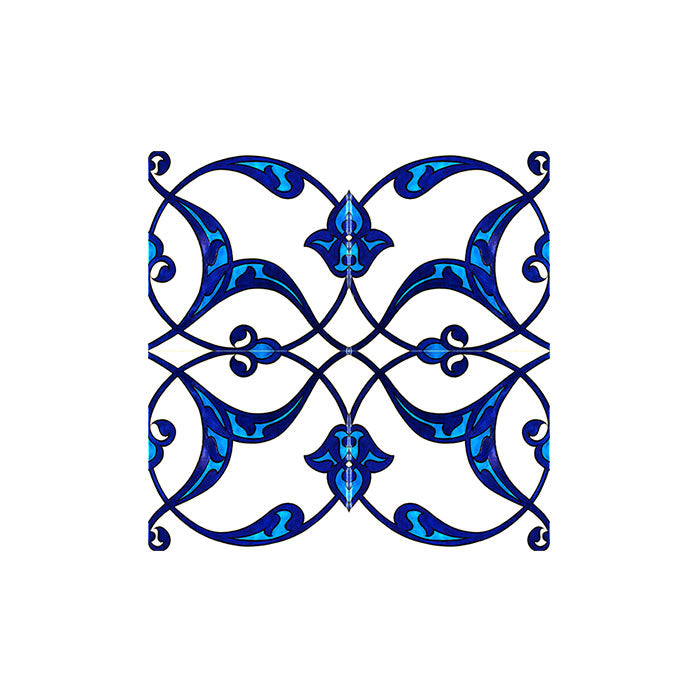 rumi pattern iznik tile