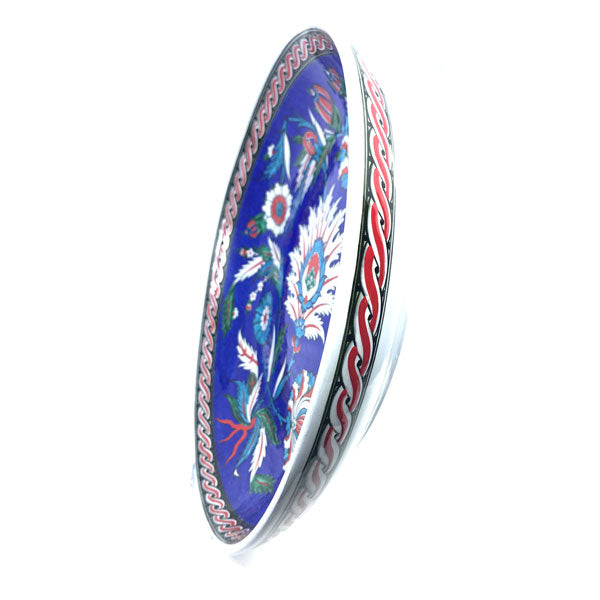 Iznik deep Plate Sycamore Design