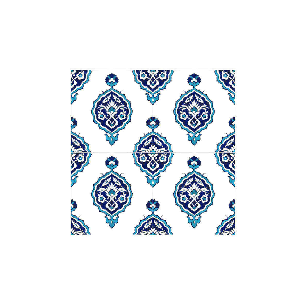 iznik Tile with Medallion Design