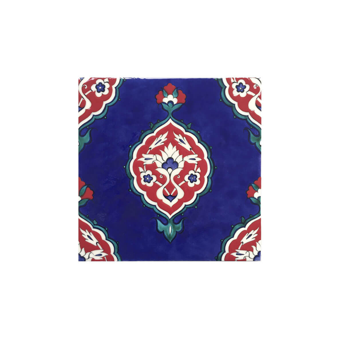 iznik Tile with Medallion Design