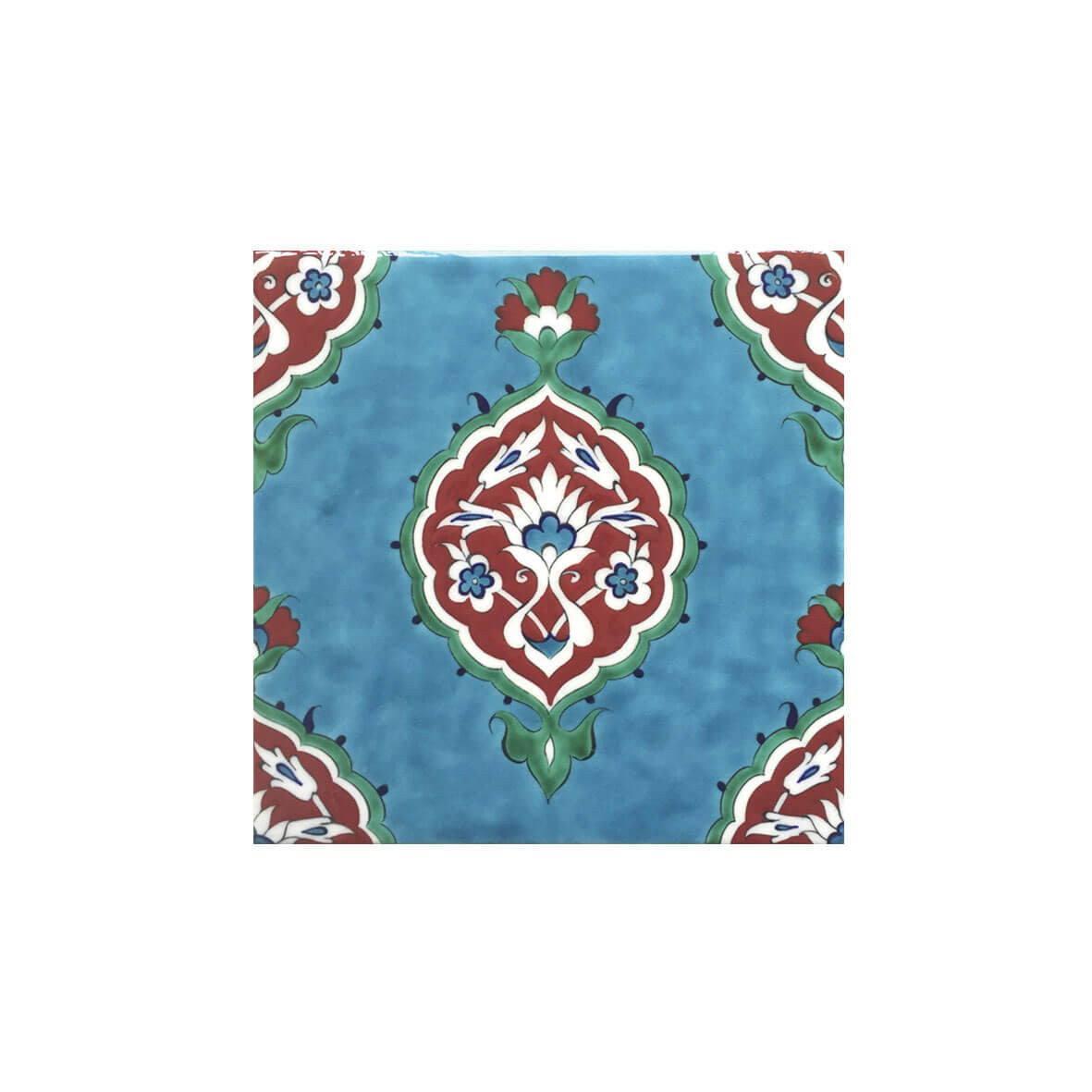 iznik Tile with Medallion Design